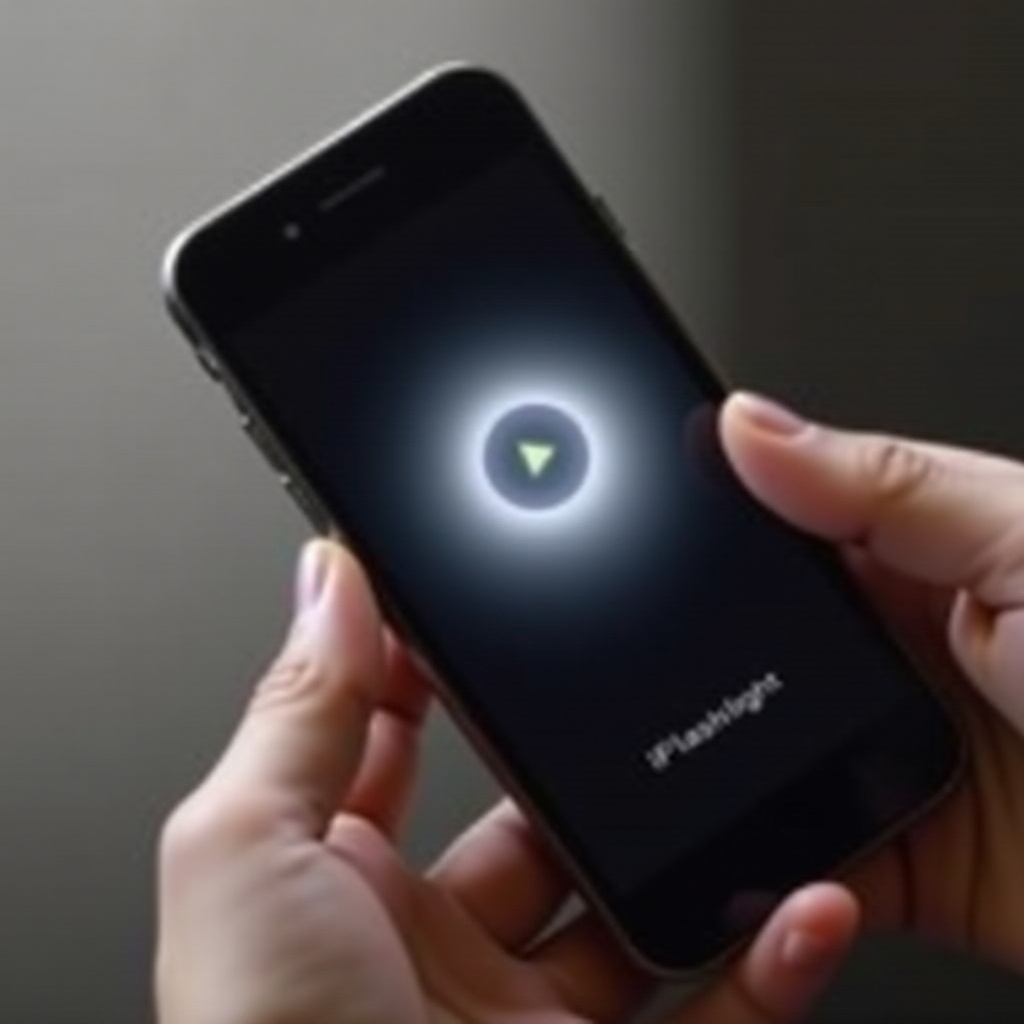 iphone鎖定畫面手電筒